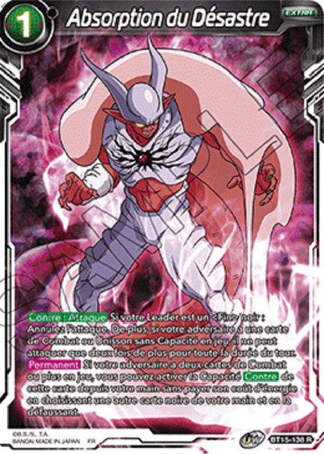 Absorption du Désastre : BT15-138