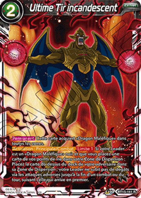 Ultime Tir incandescent : BT15-141