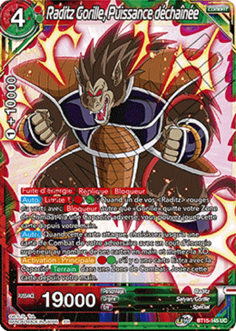 Raditz Gorille, Puissance déchaînée : BT15-145