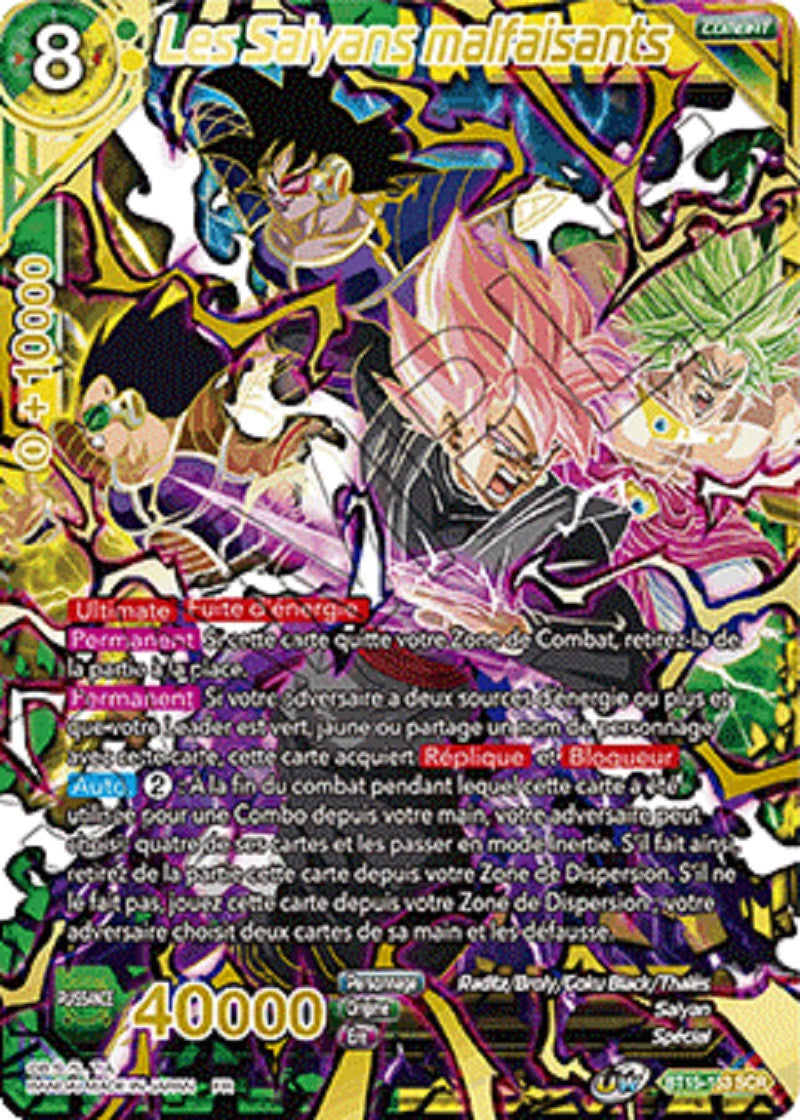 Les Saiyans malfaisants : BT15-153 (SCR)