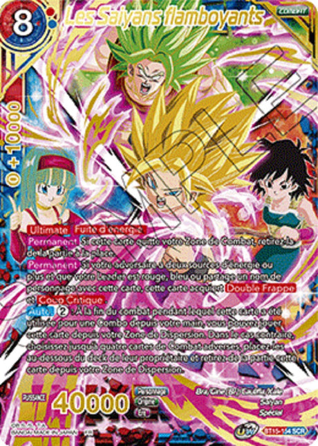 Les Saiyans flamboyants : BT15-154 (SCR)