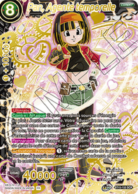 Pan, Agente temporelle : BT15-155 (SCR)
