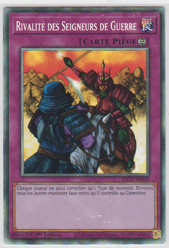 Rivalité des Seigneurs de Guerre : KICO-FR058 (Collector's Rare - CR)