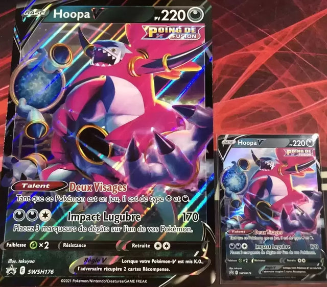 Pokémon - Cartes Hoopa V - SWSH176 (Jumbo + Standard)