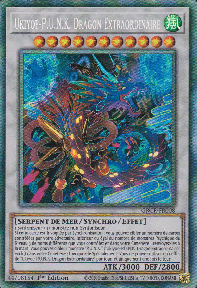Ukiyoe-P.U.N.K. Dragon Extraordinaire : GRCR-FR008 (CR)