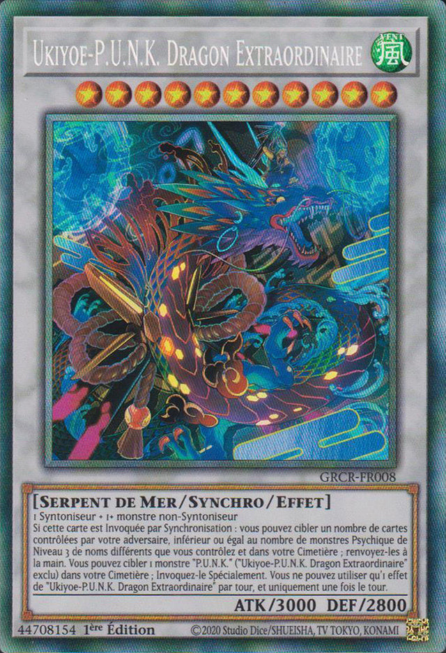 Ukiyoe-P.U.N.K. Dragon Extraordinaire : GRCR-FR008 (CR)