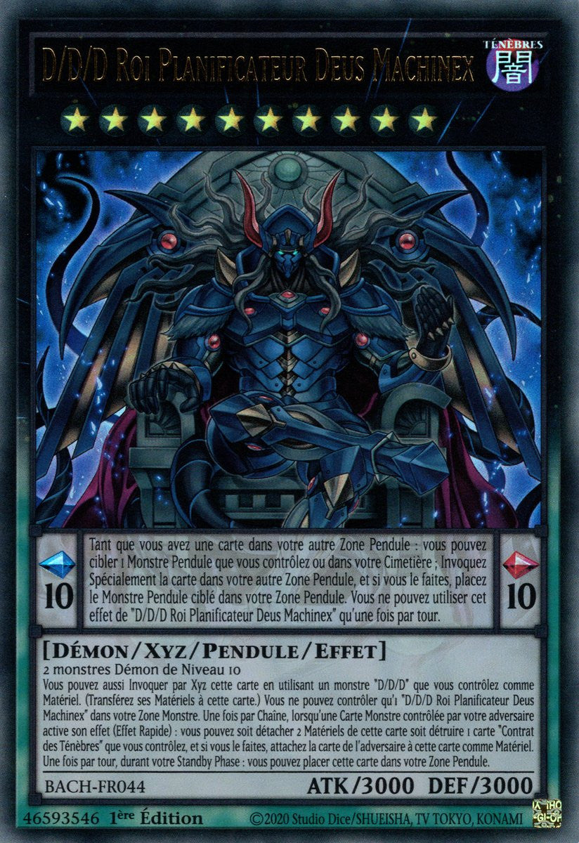 D/D/D Roi Planificateur Deus Machinex : BACH-FR044 (UR)
