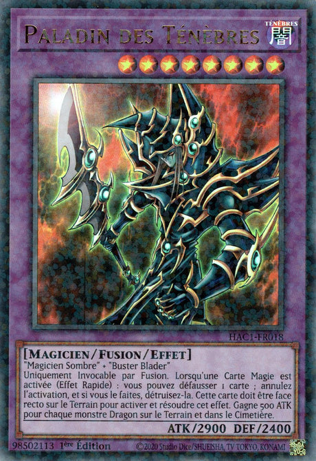 Paladin des Ténèbres : HAC1-FR018 (DUPR)