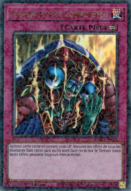 Absorption de Compétence : HAC1-FR028 (DUPR)