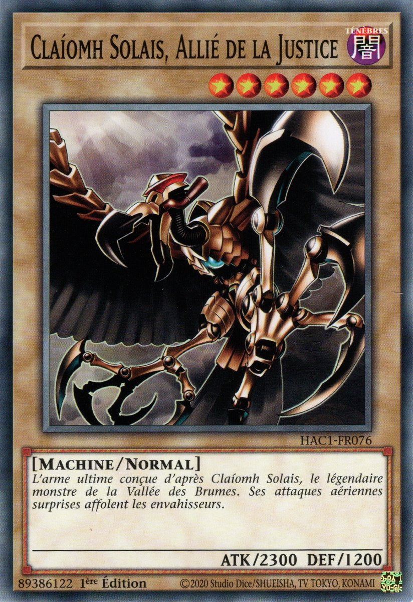 Claíomh Solais, Allié de la Justice : HAC1-FR076 (V.1 - C)