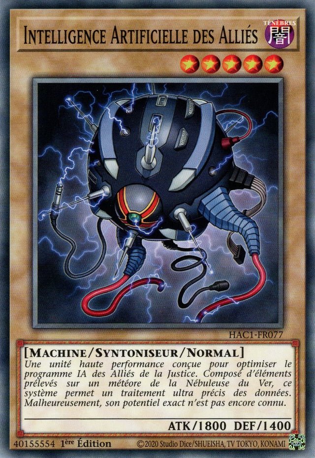 Intelligence Artificielle des Alliés : HAC1-FR077 (V.1 - C)