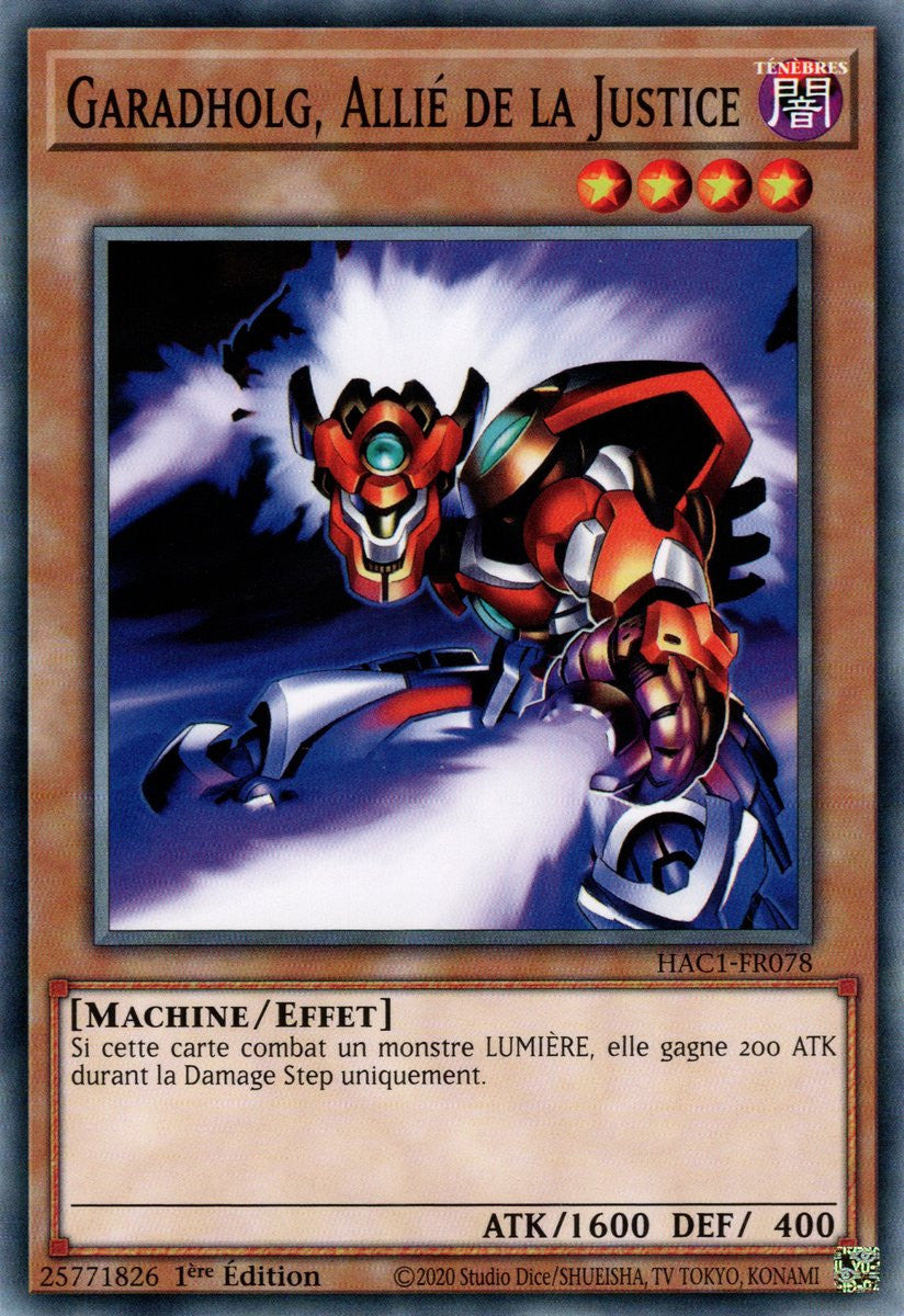 Garadholg, Allié de la Justice : HAC1-FR078 (V.1 - C)