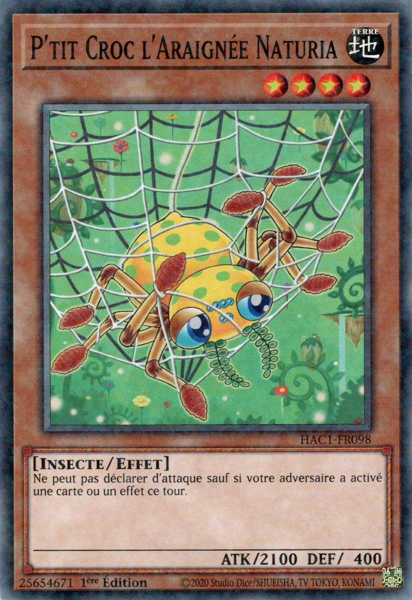 P'tit Croc l'Araignée Naturia : HAC1-FR098 (V.2 - DNPR)