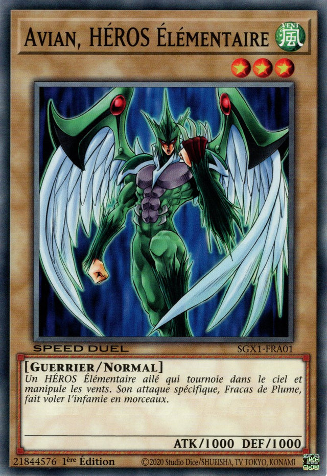 Avian, HÉROS Élémentaire : SGX1-FRA01 (C)