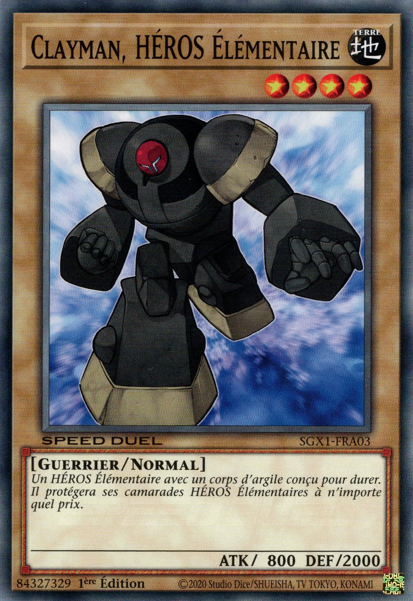 Clayman, HÉROS Élémentaire : SGX1-FRA03 (C)