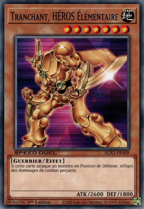 Tranchant, HÉROS Élémentaire : SGX1-FRA09 (C)