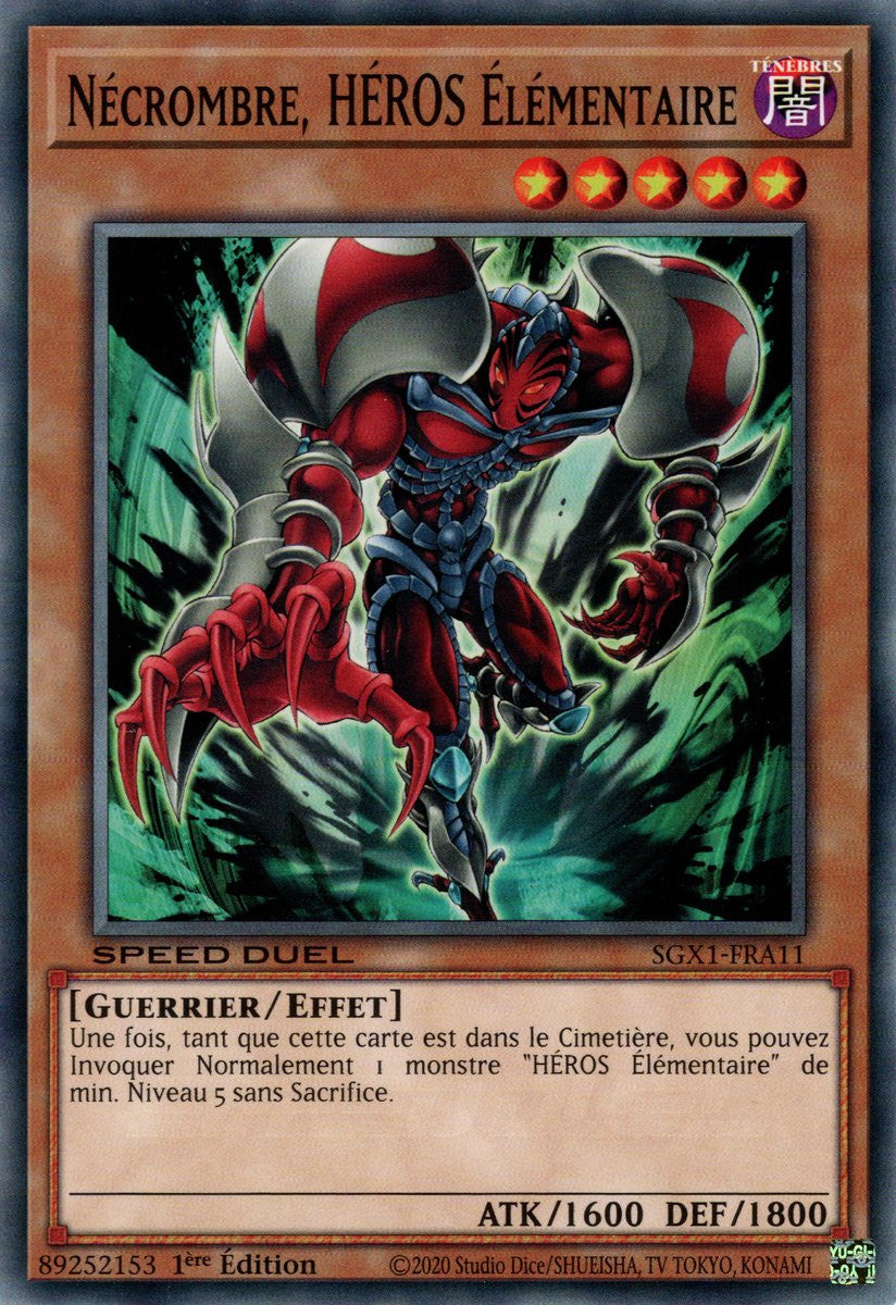 Nécrombre, HÉROS Élémentaire : SGX1-FRA11 (C)