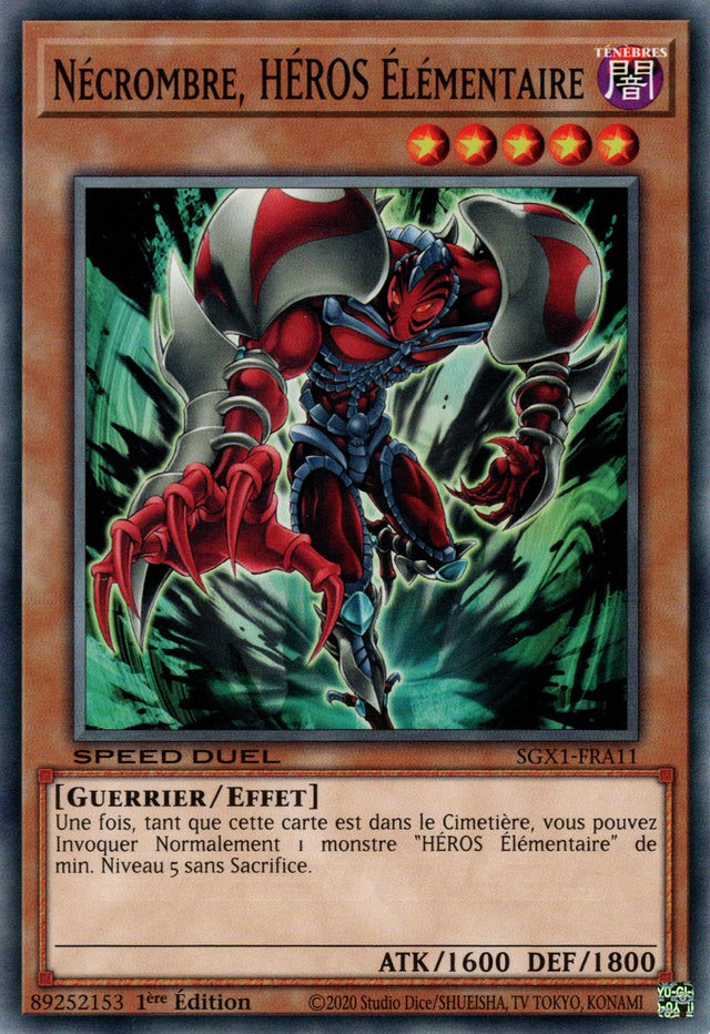 Nécrombre, HÉROS Élémentaire : SGX1-FRA11 (C)