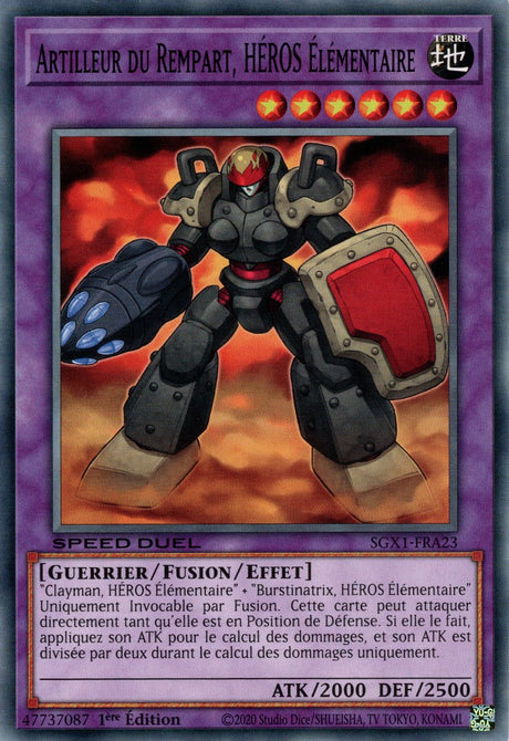 Artilleur du Rempart, HÉROS Élémentaire : SGX1-FRA23 (C)