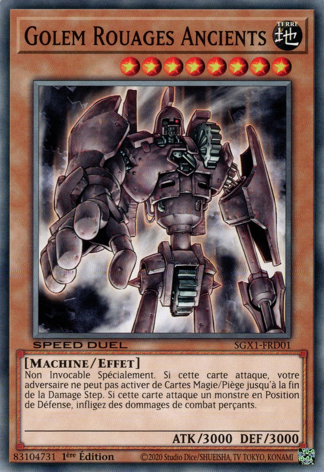 Golem Rouages Ancients : SGX1-FRD01 (V.1 - C)