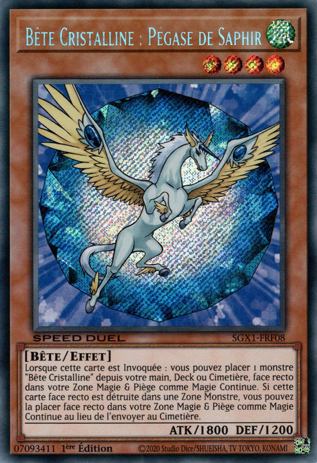 Bête Cristalline : Pégase de Saphir : SGX1-FRF08 (V.2 - SE)