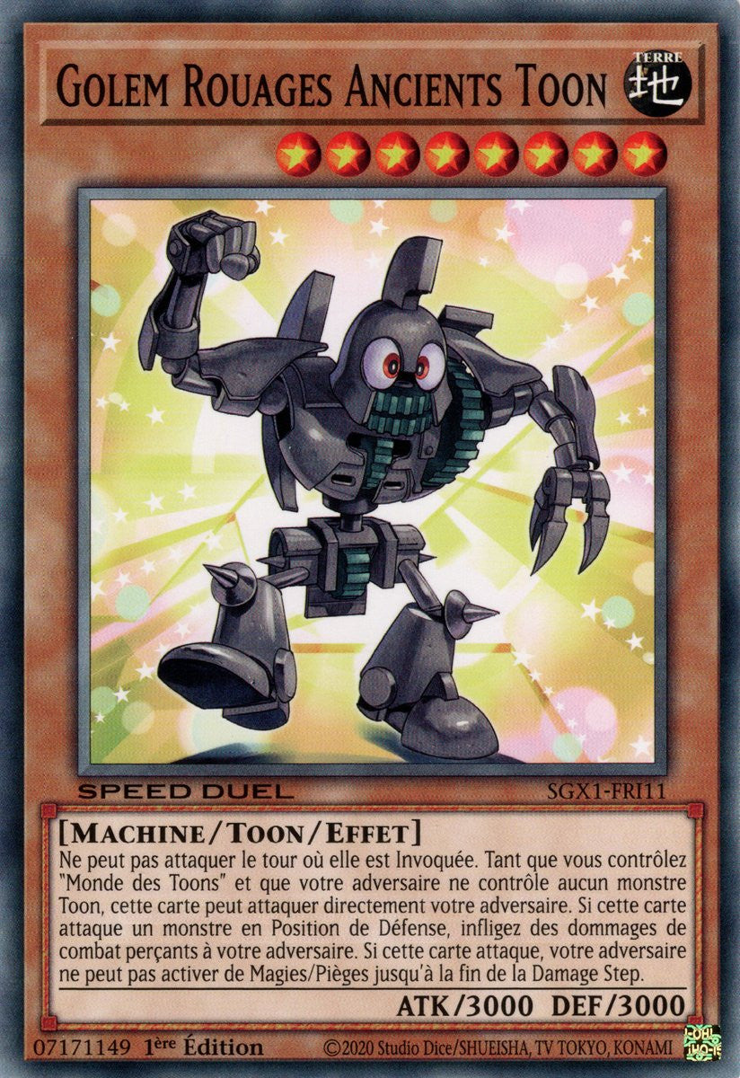 Golem Rouages Ancients Toon : SGX1-FRI11 (C)