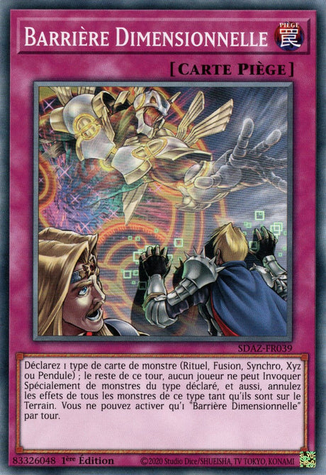 Barrière Dimensionnelle - SDAZ-FR039
