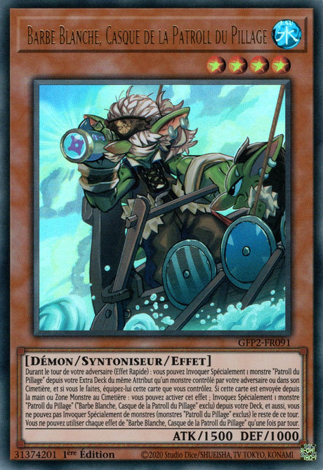 Barbe Blanche, Casque de la Patroll du Pillage - GFP2-FR091