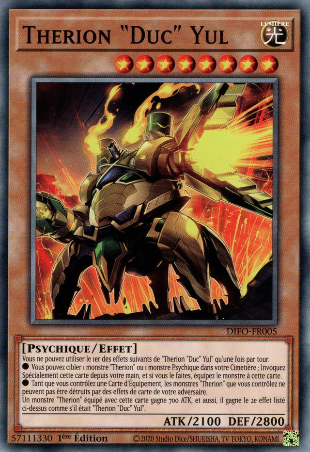 Therion "Duc" Yul - DIFO-FR005 - Cartes Yu-Gi-Oh!