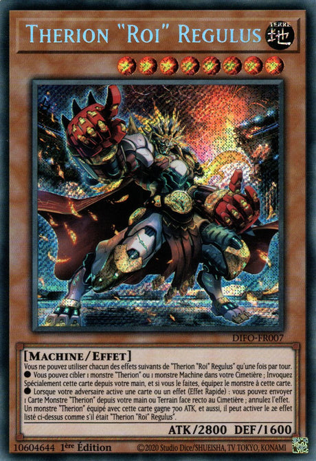 Therion "Roi" Regulus - DIFO-FR007 - Cartes Yu-Gi-Oh!