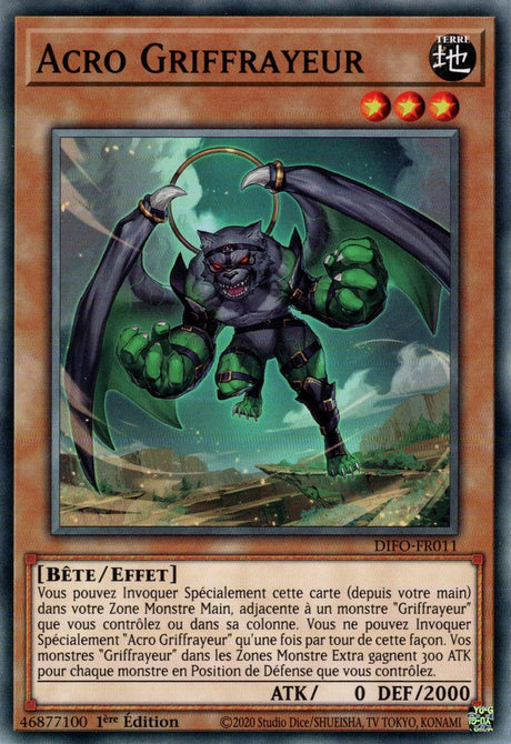 Acro Griffrayeur - DIFO-FR011 - Cartes Yu-Gi-Oh!
