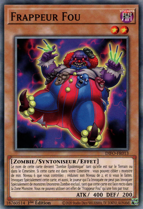 Frappeur Fou - DIFO-FR013 - Cartes Yu-Gi-Oh!
