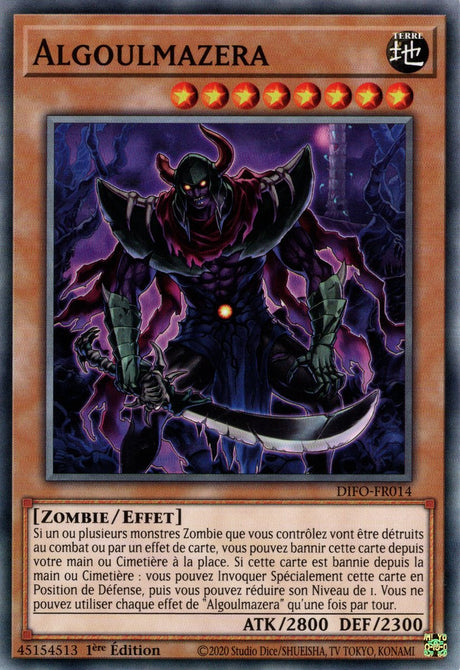 Algoulmazera - DIFO-FR014 - Cartes Yu-Gi-Oh!