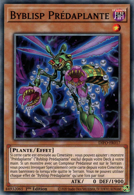 Byblisp Prédaplante - DIFO-FR017 - Cartes Yu-Gi-Oh!