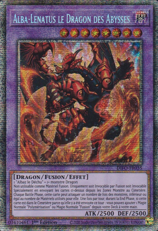 Alba-Lenatus le Dragon des Abysses - DIFO-FR035 *Starlight Rare* - Cartes Yu-Gi-Oh!