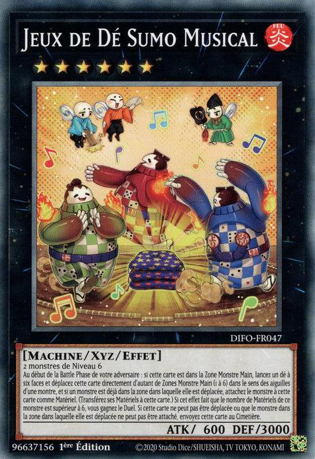 Jeux de Dé Sumo Musical - DIFO-FR047 - Cartes Yu-Gi-Oh!