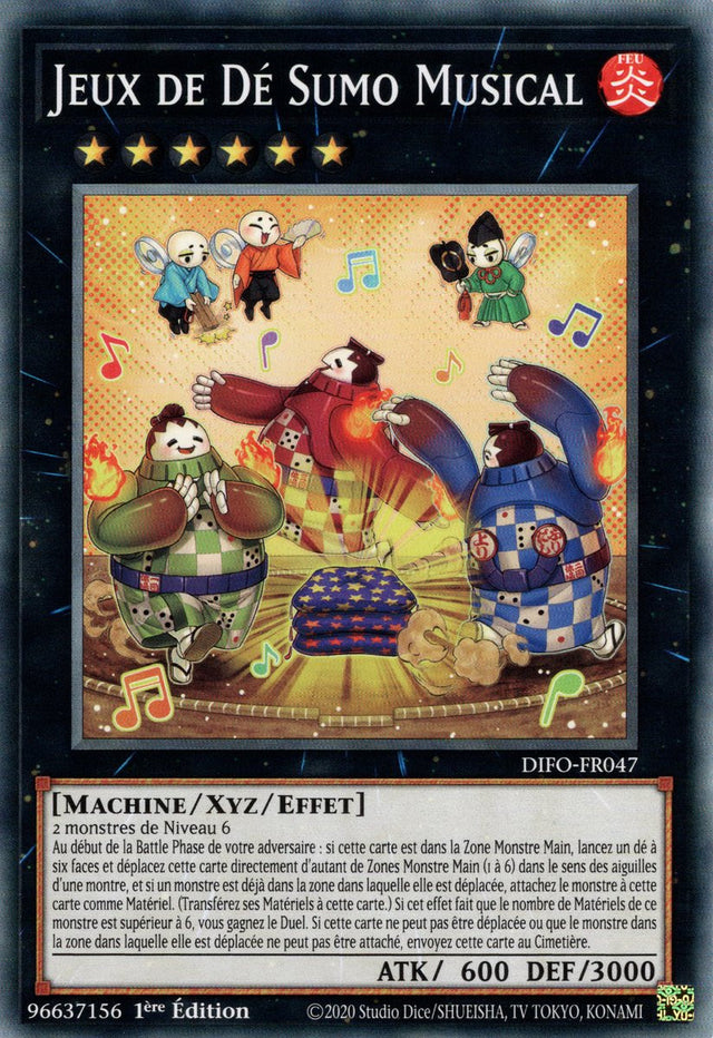 Jeux de Dé Sumo Musical - DIFO-FR047 - Cartes Yu-Gi-Oh!