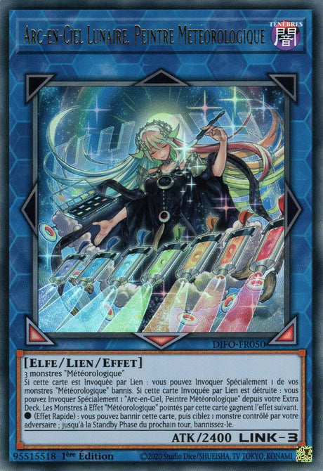 Arc-en-Ciel Lunaire, Peintre Météorologique - DIFO-FR050 - Cartes Yu-Gi-Oh!