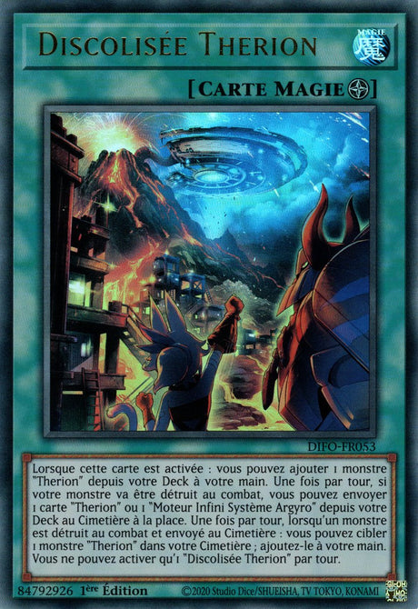 Discolisée Therion - DIFO-FR053 - Cartes Yu-Gi-Oh!
