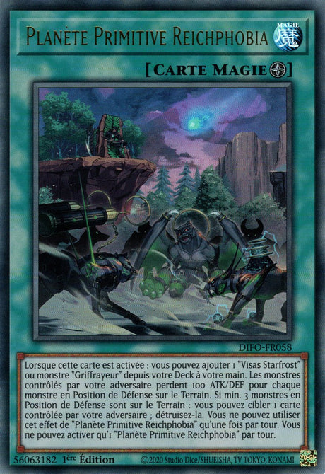 Planète Primitive Reichphobia - DIFO-FR058 - Cartes Yu-Gi-Oh!