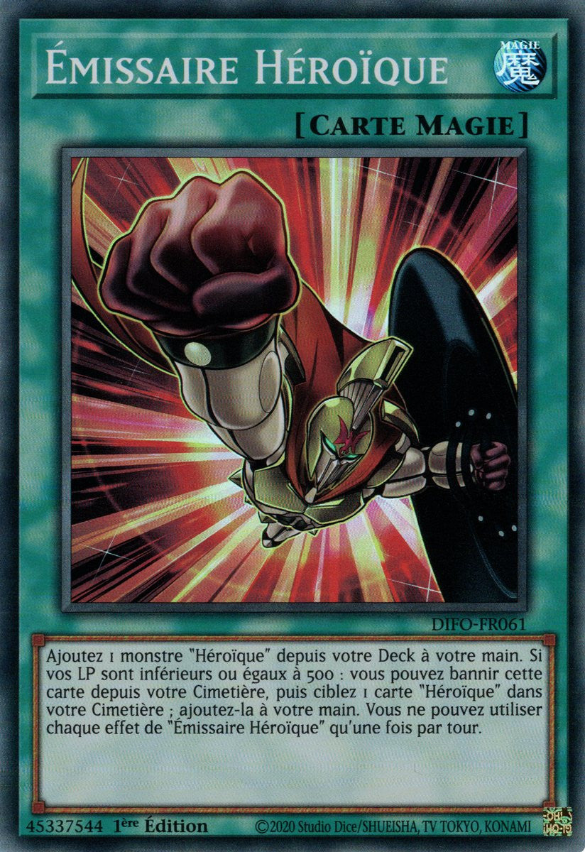 Émissaire Héroïque - DIFO-FR061 - Cartes Yu-Gi-Oh!