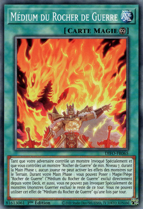 Médium du Rocher de Guerre - DIFO-FR065 - Cartes Yu-Gi-Oh!