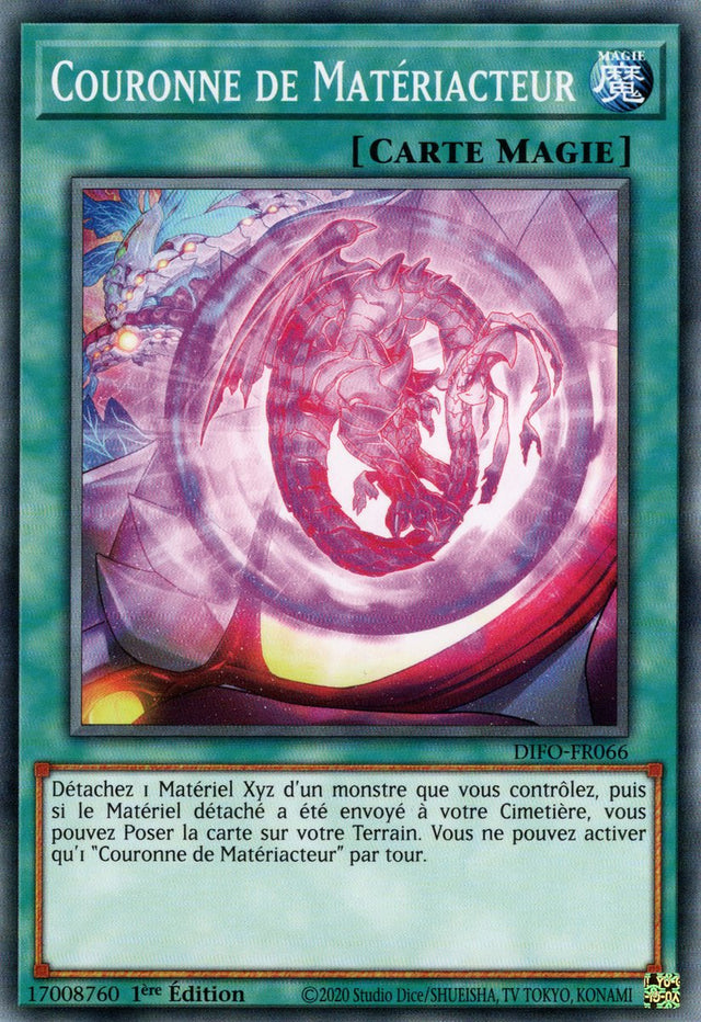 Couronne de Matériacteur - DIFO-FR066 - Cartes Yu-Gi-Oh!