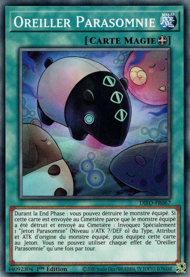Oreiller Parasomnie - DIFO-FR067 - Cartes Yu-Gi-Oh!