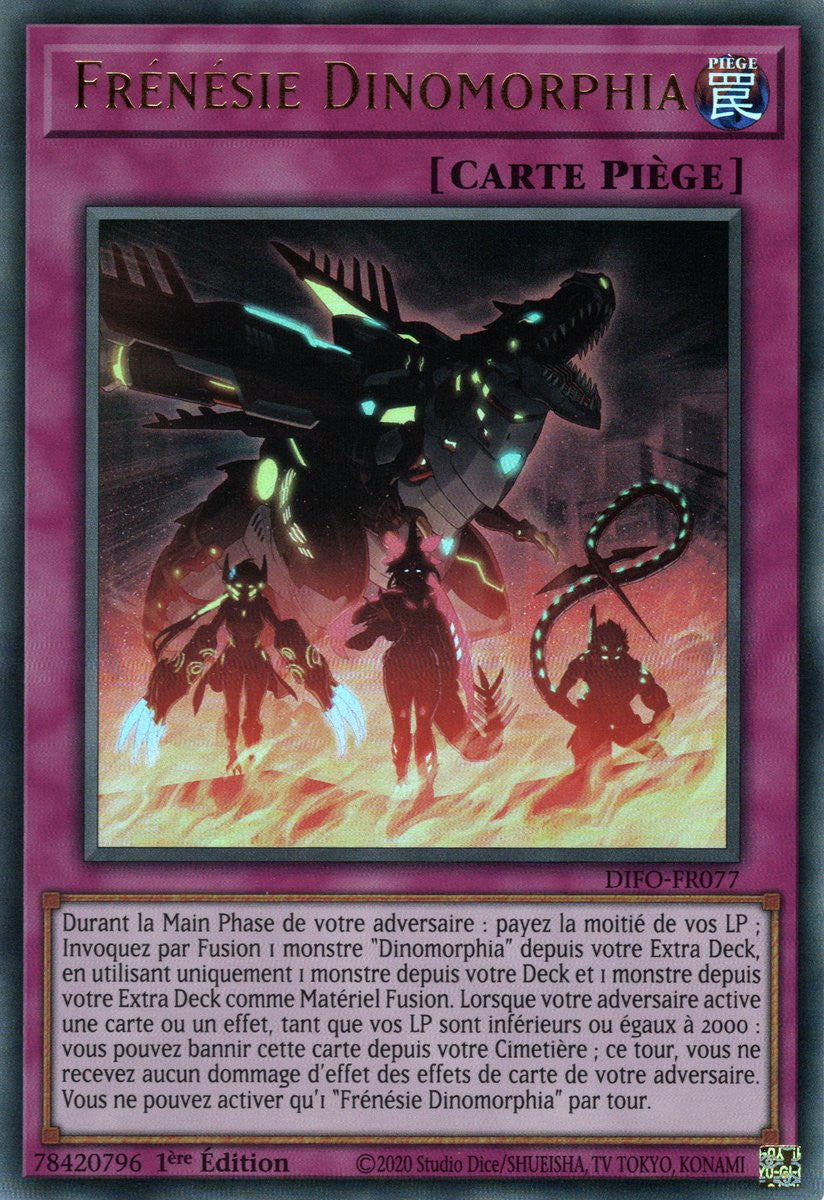 Frénésie Dinomorphia - DIFO-FR077 - Cartes Yu-Gi-Oh!