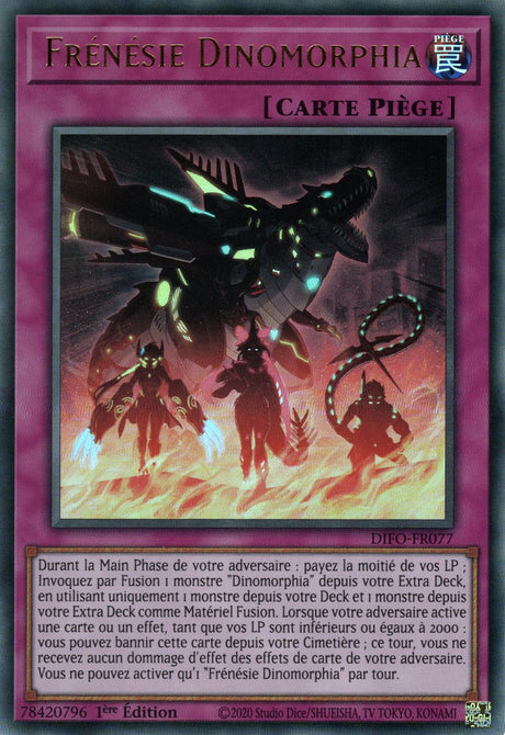 Frénésie Dinomorphia - DIFO-FR077 - Cartes Yu-Gi-Oh!