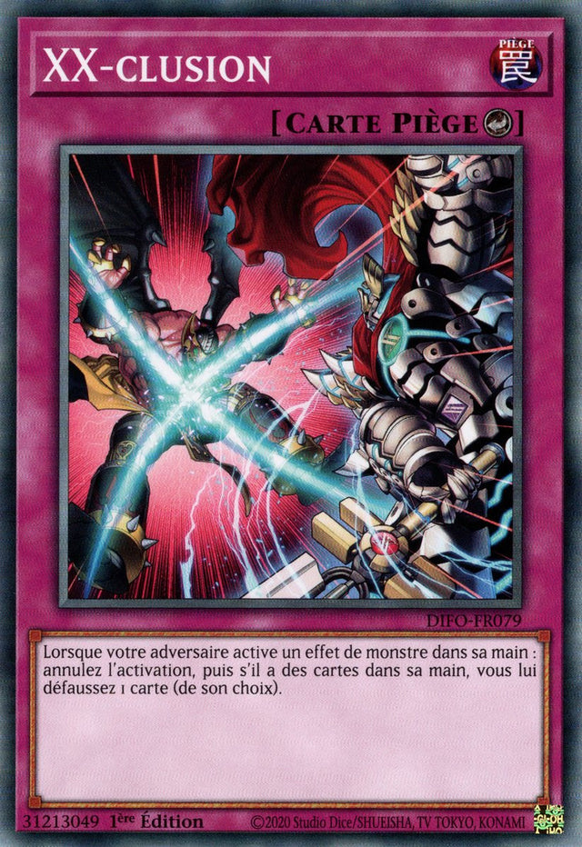 XX-clusion - DIFO-FR079 - Cartes Yu-Gi-Oh!
