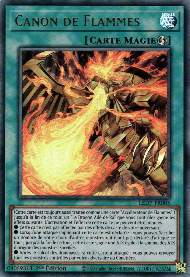 LED7-FR005 Canon de Flammes