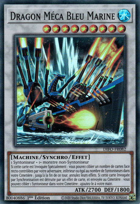 Dragon Méca Bleu Marine - DIFO-FR082 - Cartes Yu-Gi-Oh!