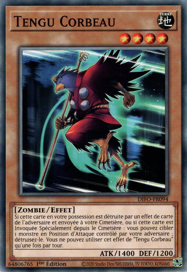 Tengu Corbeau - DIFO-FR094 - Cartes Yu-Gi-Oh!